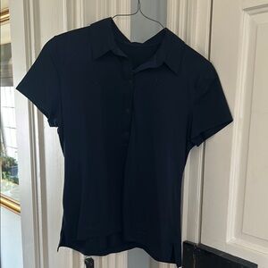 Women's Navy Lululemon Polo